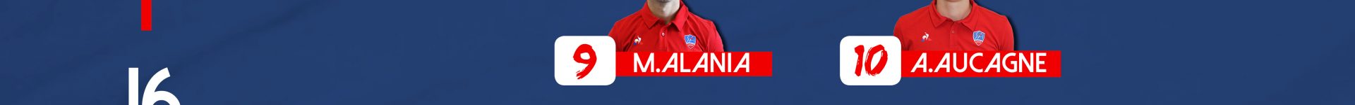 La compo d’Aurillac face à Agen