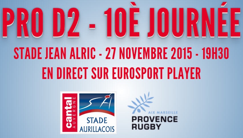 J10 : SA – Provence Rugby